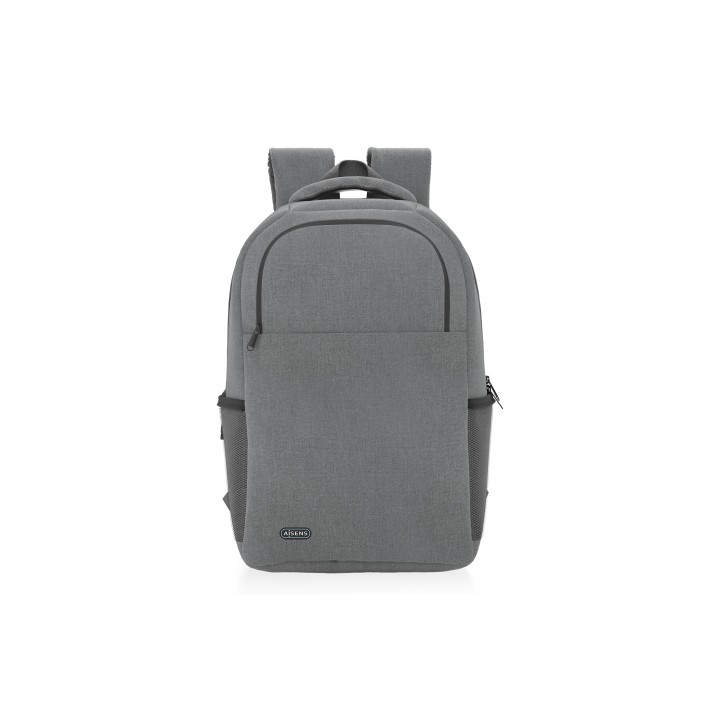 AISENS Mochila premium para portátil 15.6, Gris