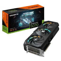GIGABYTE GeForce RTX 5070 Ti GAMING OC 16G Tarjeta Gráfica - 16GB GDDR7, 256 bits, PCI-E 5.0, XXXX MHz Core Clock, 3 x DP 2.1a,