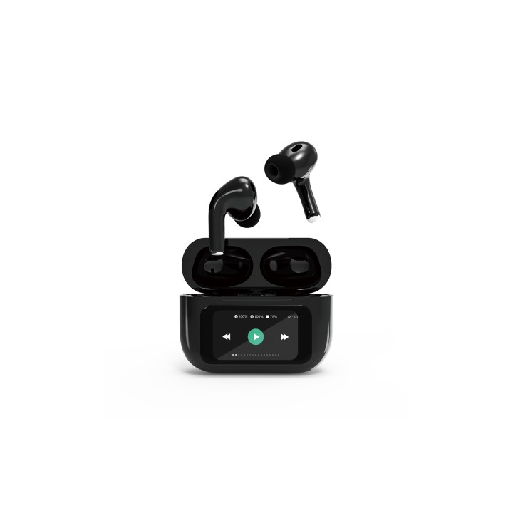 Gembird GMB Audio TWS-LCD-ANC-01-BK auricular y casco Auriculares Inalámbrico Dentro de oído Llamadas/Música USB Tipo C