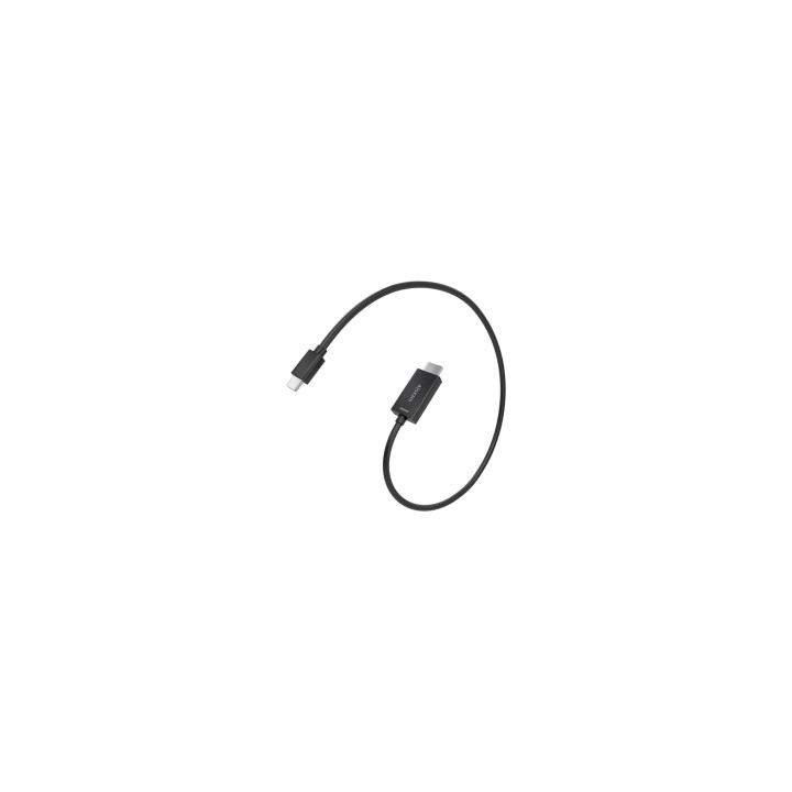 AISENS Cable conversor MINI DP a HDMI 4K@60Hz, MINI DP/M-HDMI/M, Negro, 0.6m