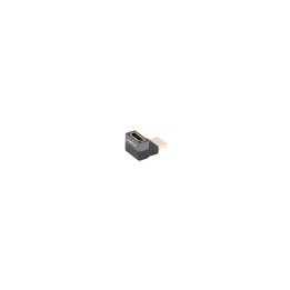 Lanberg AD-HDMI-08 adaptador de cable de vídeo HDMI tipo A (Estándar) Negro, Plata