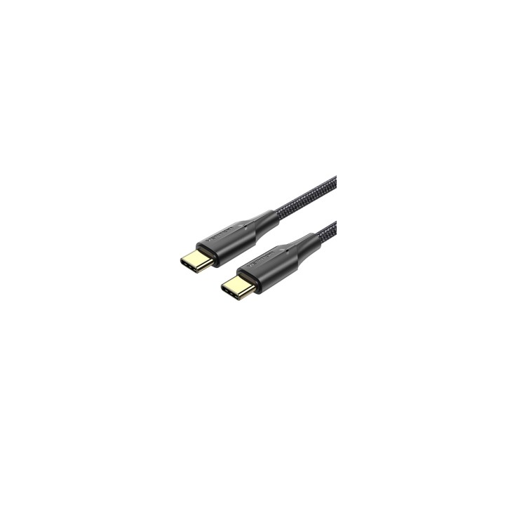 Vention Cable USB 2.0 Tipo-C 3A TAUBH/ USB Tipo-C Macho - USB Tipo-C Macho/ 2m/ Negro