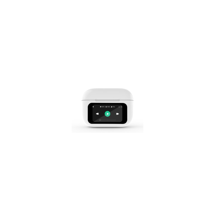 Gembird GMB Audio TWS-LCD-ANC-01-W auricular y casco Auriculares Inalámbrico Dentro de oído Llamadas/Música USB Tipo C