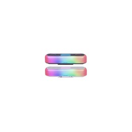 Mars Gaming MSB-ORB, Altavoz Portátil + Barra de Sonido 20W, Iluminación Orbilight RGB 360º, Soundbar con Sistema de Triple