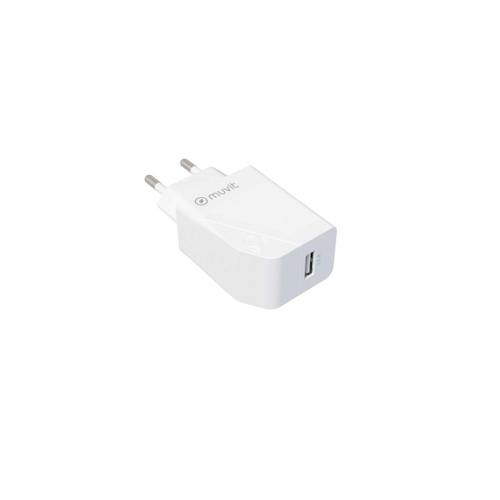 Muvit MCACC0002 cargador de dispositivo móvil Universal Blanco Corriente alterna Interior