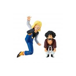 Figura Dragon Ball Z match Android18 Satan
