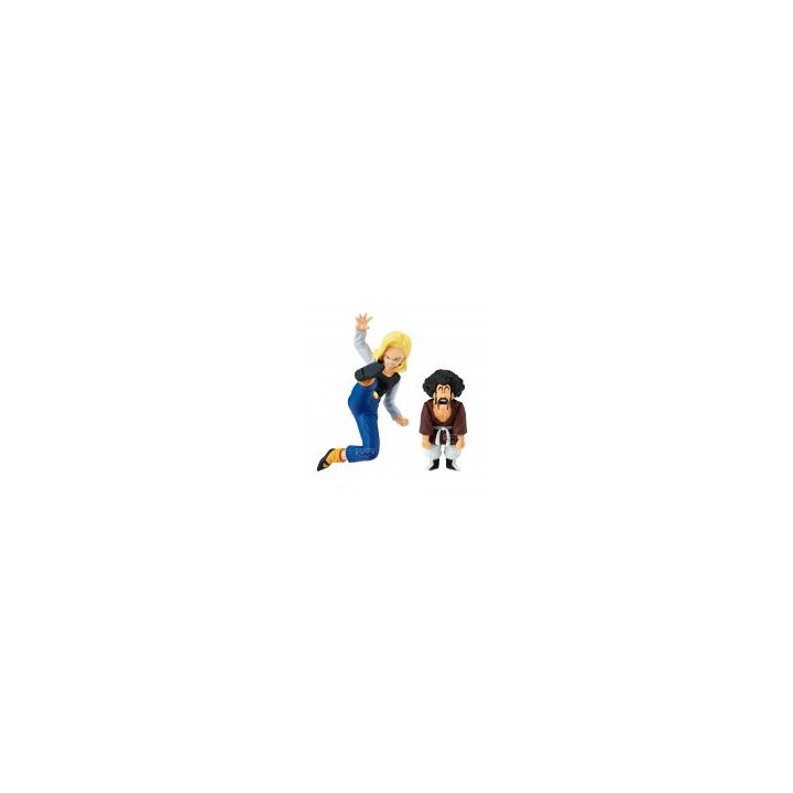 Figura Dragon Ball Z match Android18 Satan