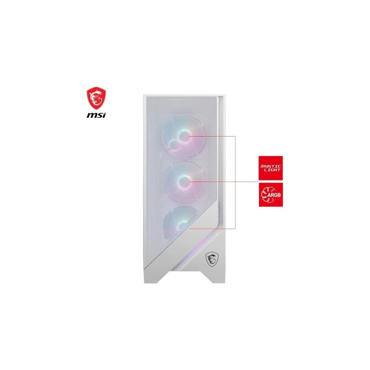 MSI MAG FORGE 320R AIRFLOW Micro Torre Blanco