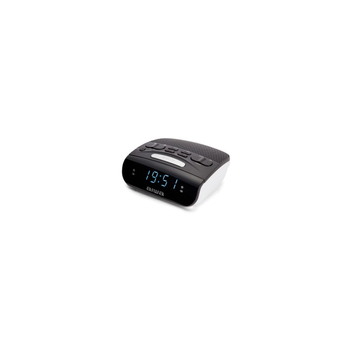 Aiwa CR-15 despertador Reloj despertador digital Negro, Blanco