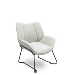 Piqueras y Crespo Sillón de espera Opti526 tela beige