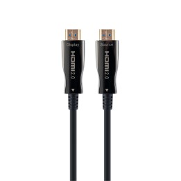 Gembird CCBP-HDMI-AOC-10M-02 cable HDMI HDMI tipo A (Estándar) Negro