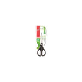 Maped Essential Green Tijeras de oficina Corte recto Negro, Acero inoxidable