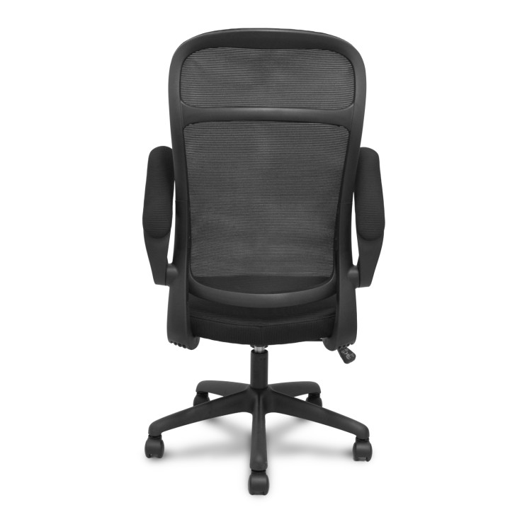 Piqueras y Crespo Silla Opti524 respaldo malla negro y asiento tela negro