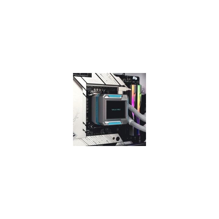 Valkyrie VK-AIOSY240W sistema de refrigeración para ordenador Procesador Sistema de refrigeración líquida todo en uno Negro