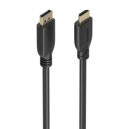 AISENS A125-0921 adaptador de cable de vídeo 7 m DisplayPort HDMI Negro