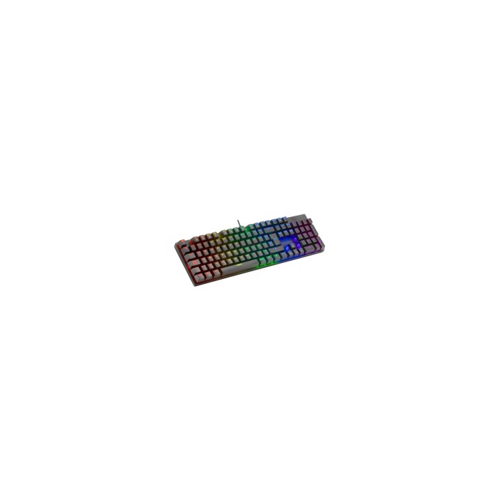 Mars Gaming MK422 Negro Teclado Mecánico Gaming RGB Antighosting Switch Mecánico Azul Idioma Italiano