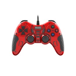 GENESIS MANGAN 200 Rojo USB 2.0 Gamepad Analógico/Digital PC