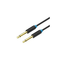Vention Cable Estéreo BAABF/ Jack 6.5 Macho - Jack 6.5 Macho/ 1m/ Negro
