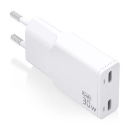 AISENS ASCH-30W2P048-W cargador de dispositivo móvil Cámara digital, MP3, MP4, Teléfono móvil, Navegante, Portátil, Consola de