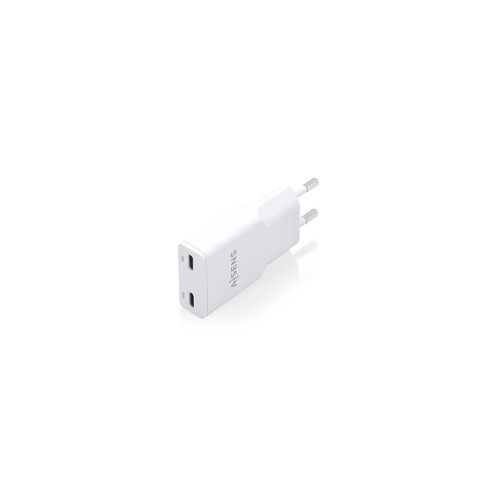 AISENS ASCH-30W2P048-W cargador de dispositivo móvil Cámara digital, MP3, MP4, Teléfono móvil, Navegante, Portátil, Consola de