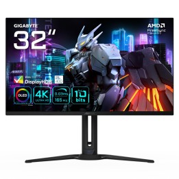 GIGABYTE AORUS FO32U 31,5” Monitor de juegos UHD - 3840 x 2160 (UHD), 165Hz, 0,03ms, 250 cd/m², FreeSync Premium Pro,