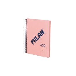 Milan 57151E80P cuaderno y block A5 80 hojas Rosa