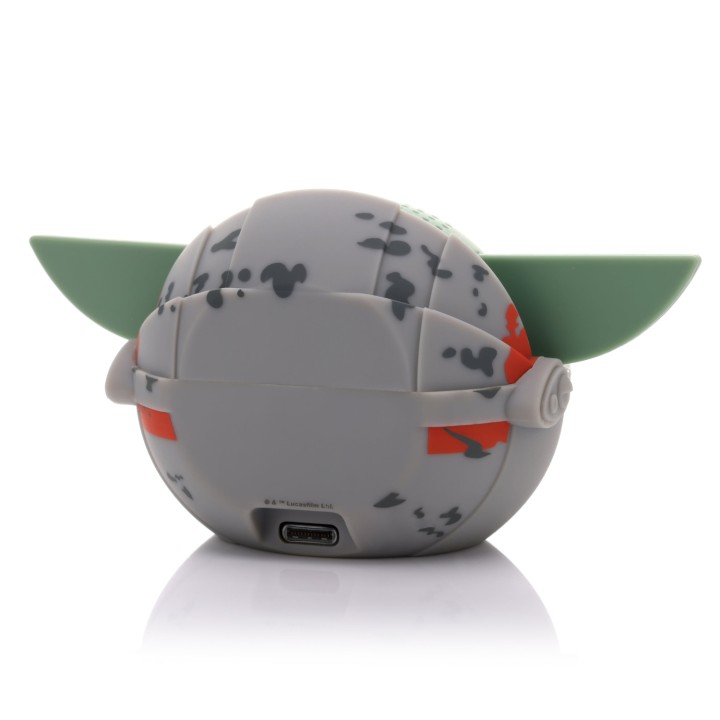 Mini altavoz Bitty Boomers Grogu en carrito 5 cm