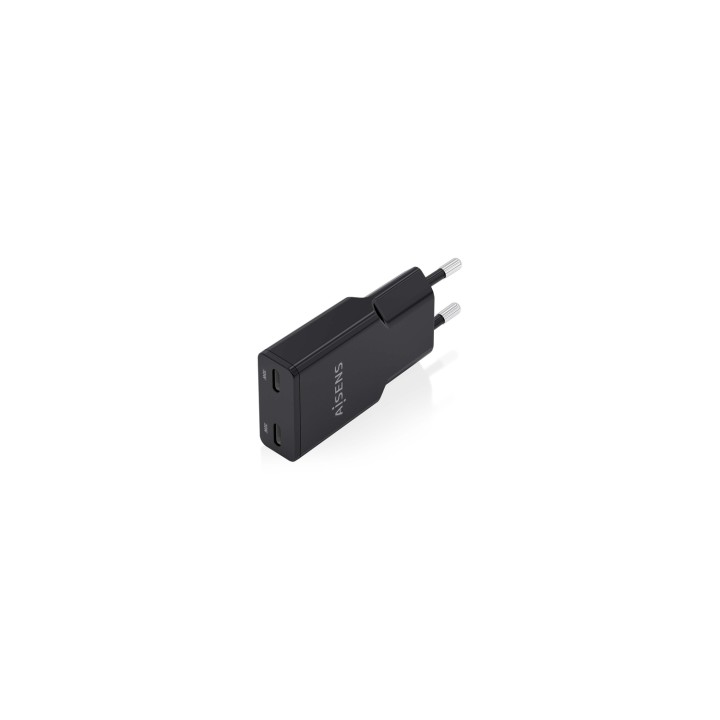 AISENS ASCH-30W2P049-BK cargador de dispositivo móvil Cámara digital, MP3, MP4, Teléfono móvil, Navegante, Portátil, Consola de