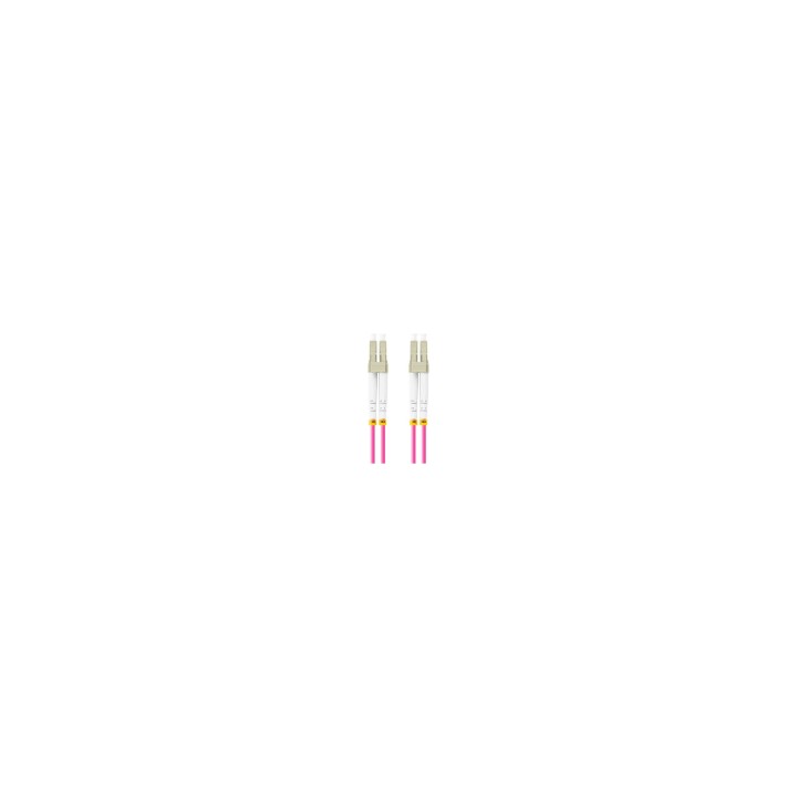 Lanberg FO-LULU-MD41-0005-VT Cable de fibra óptica e InfiniBand 0,5 m LC LC/UPC Violeta