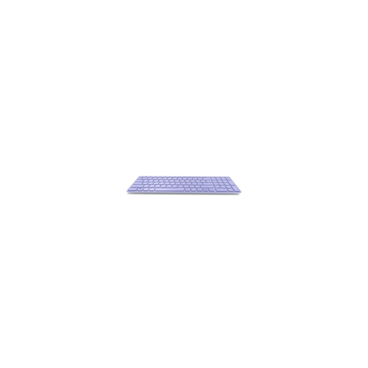 Rapoo E9700M teclado Oficina RF Wireless + Bluetooth QWERTY Inglés internacional Púrpura