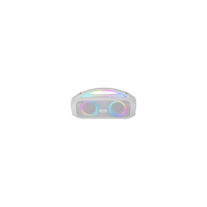 Mars Gaming MS-PULSE, Altavoz Bluetooth Portátil 50W RMS, Iluminación RGB, 2 Drivers Activos 93mm + 2 Drivers Pasivos