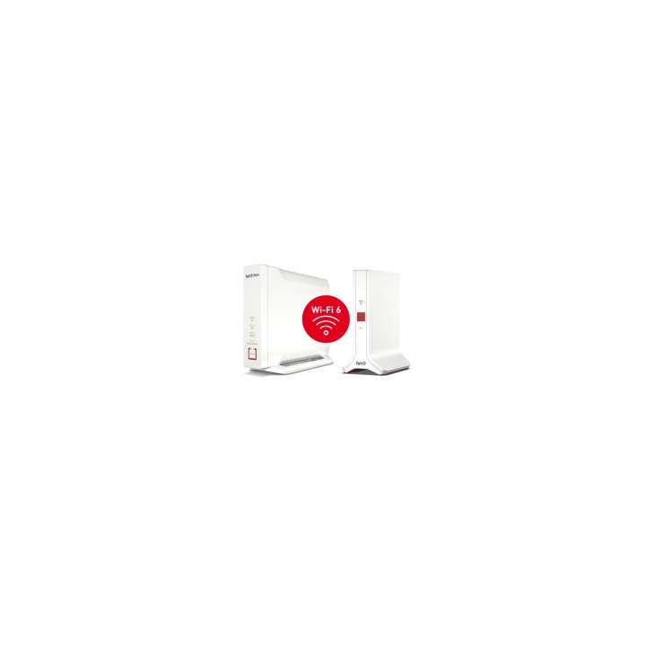 FRITZ! Mesh Set 4060 + 3000 AX INT Tribanda (2,4 GHz/5 GHz/5 GHz) Wi-Fi 6 (802.11ax) Blanco 4x4