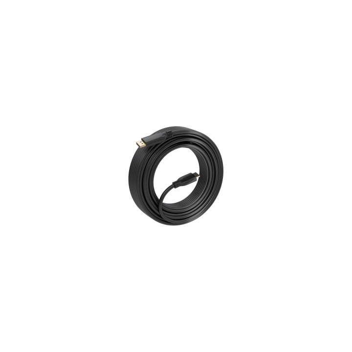 AISENS A125-0922 adaptador de cable de vídeo 10 m DisplayPort HDMI Negro