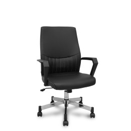 Piqueras y Crespo Sillón confidente Opti520CB basculante similpiel negro