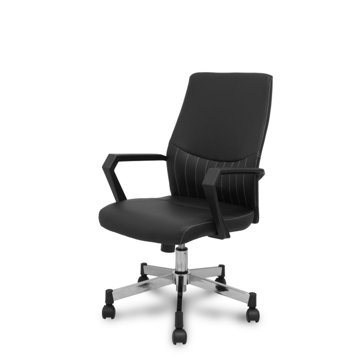 Piqueras y Crespo Sillón confidente Opti520CB basculante similpiel negro