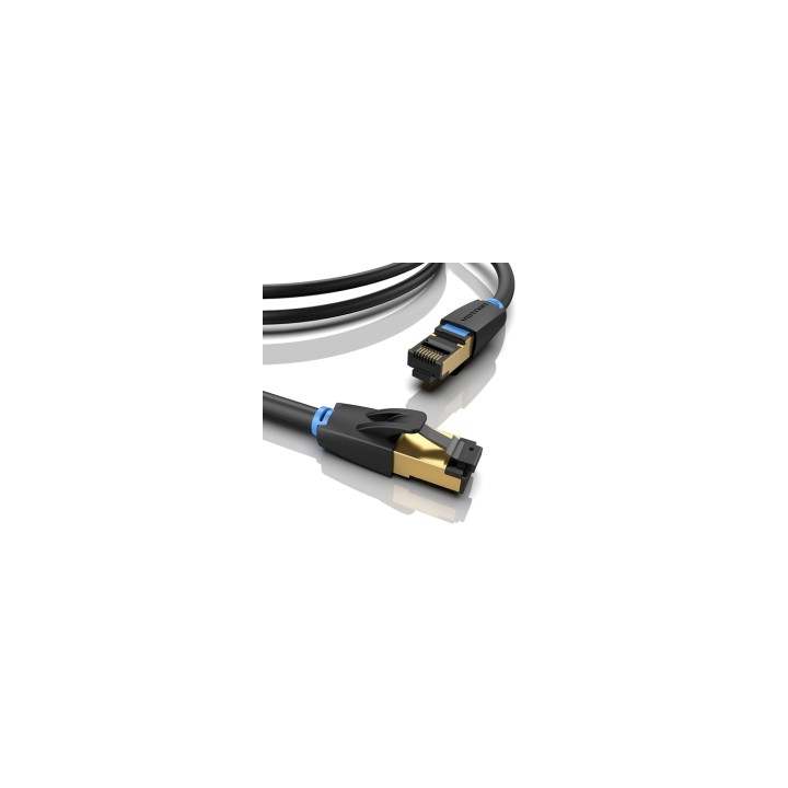 Vention Cable de Red RJ45 SFTP IKABH Cat.8/ 2m/ Negro
