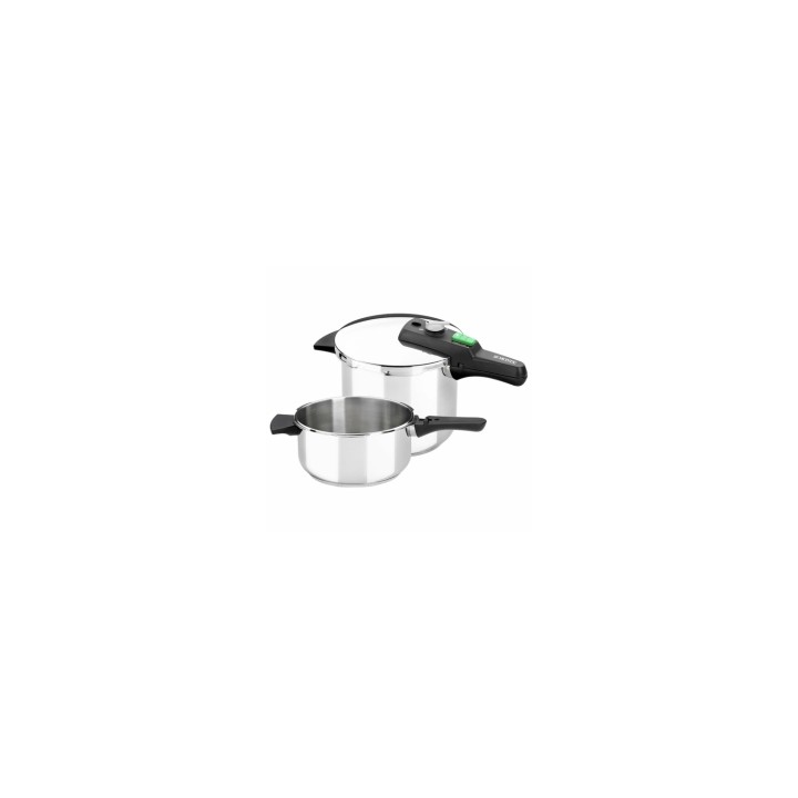 Monix Quick 9 L Negro, Acero inoxidable