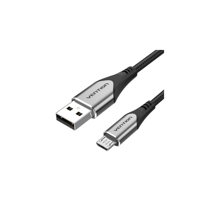 Vention Cable USB 2.0 3A COAHG/ USB Macho - MicroUSB Macho/ 1.5m/ Gris