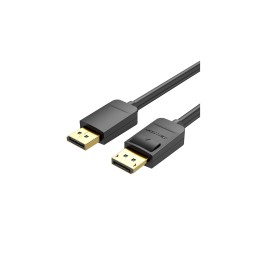 Vention Cable DisplayPort 1.2 4K HACBF/ DisplayPort Macho - DisplayPort Macho/ 1m/ Negro