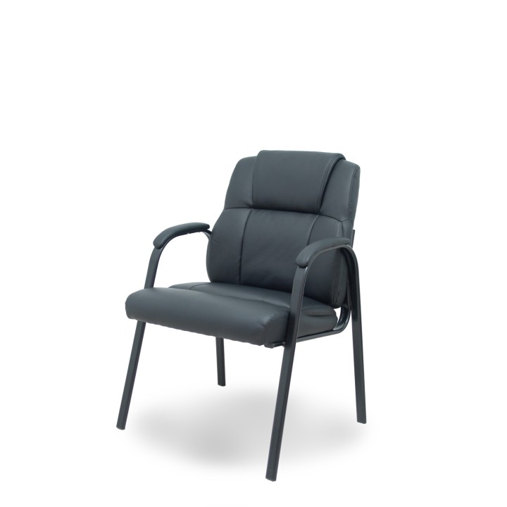 Piqueras y Crespo Sillón confidente Opti543 similpiel negro