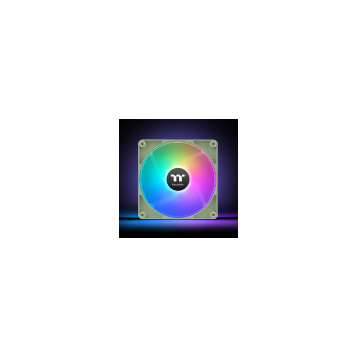 Thermaltake Matcha Green CT120 Carcasa del ordenador Ventilador 12 cm Gris 2 pieza(s)