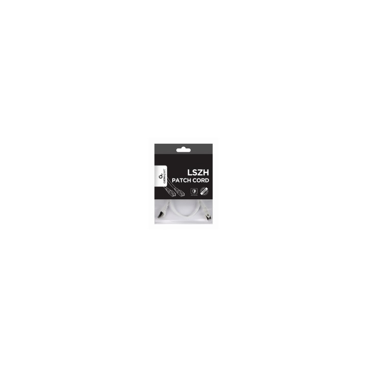 Gembird PP6A-LSZHCU-W-0.5M cable de red Blanco 0,5 m Cat6a S/FTP (S-STP)