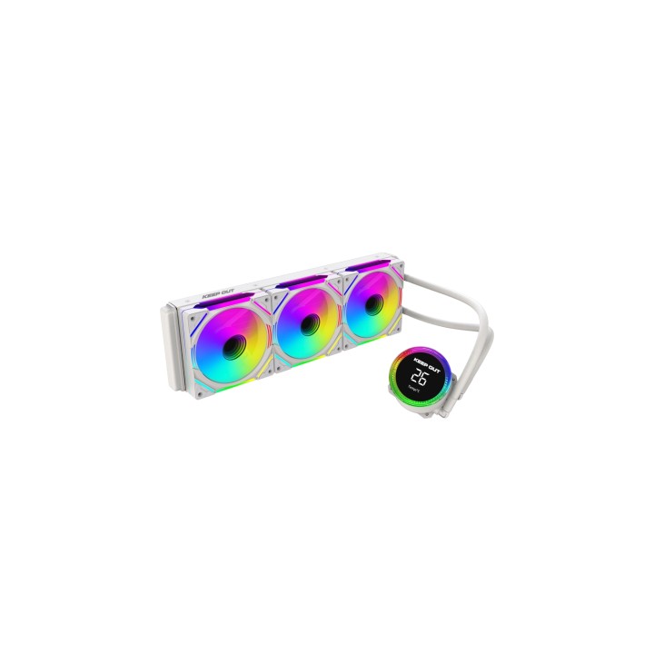 Keep Out XWC-360 PRO CPU Water Cooler Blanco