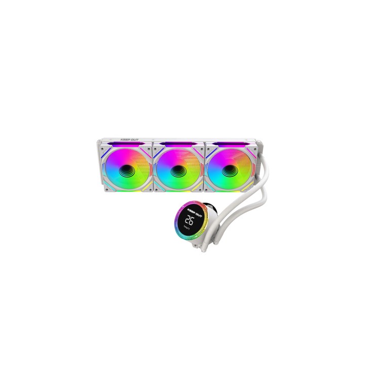 Keep Out XWC-360 PRO CPU Water Cooler Blanco