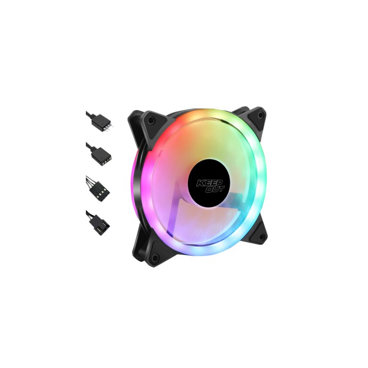 Keep Out XFC-120SRW Ventilador ARGB Blanco