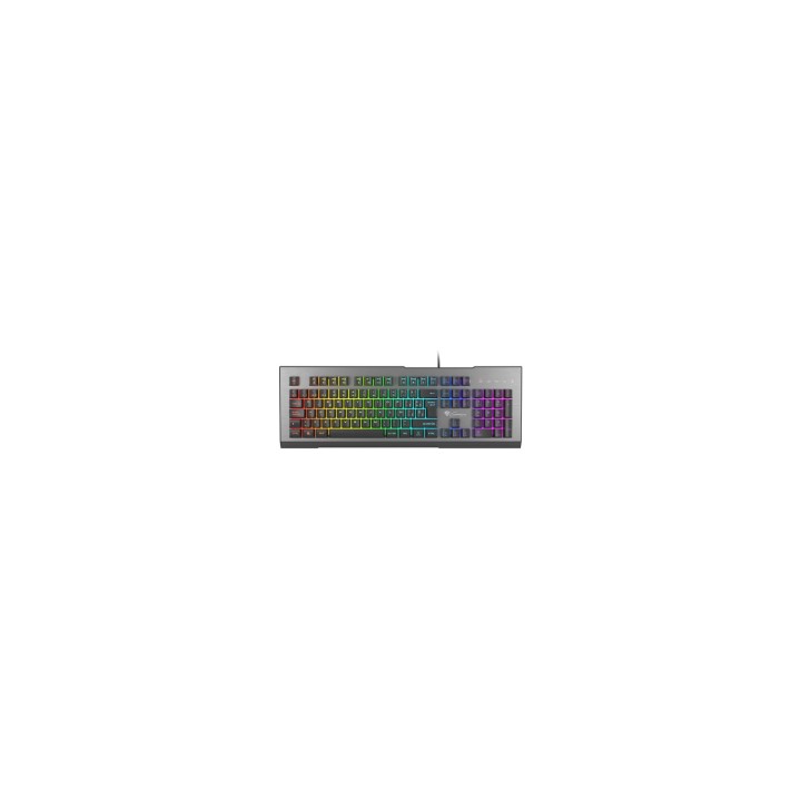 GENESIS Rhod 500 RGB teclado Juego USB QWERTY Español Negro, Gris