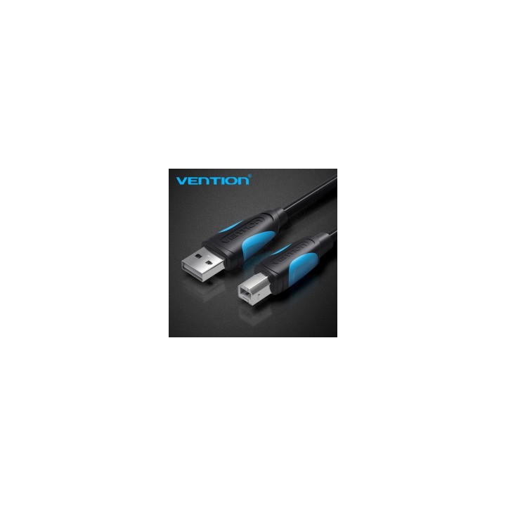 Vention Cable USB 2.0 Impresora VAS-A16-B100/ USB Tipo-B Macho - USB Macho/ 3m/ Negro