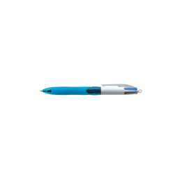 BIC 4 Colours Grip Negro, Azul, Verde, Rojo Bolígrafo de punta retráctil con pulsador Medio 12 pieza(s)