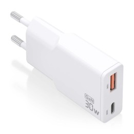AISENS ASCH-30W2P046-W cargador de dispositivo móvil Cámara digital, MP3, MP4, Teléfono móvil, Navegante, Portátil, Consola de