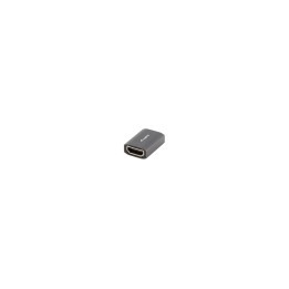Lanberg AD-HDMI-02 cambiador de género para cable HDMI-A female 2.1 Plata